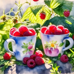 Очень вкусная малинка! 😺🌞🥹 …» — видео создано в Шедевруме