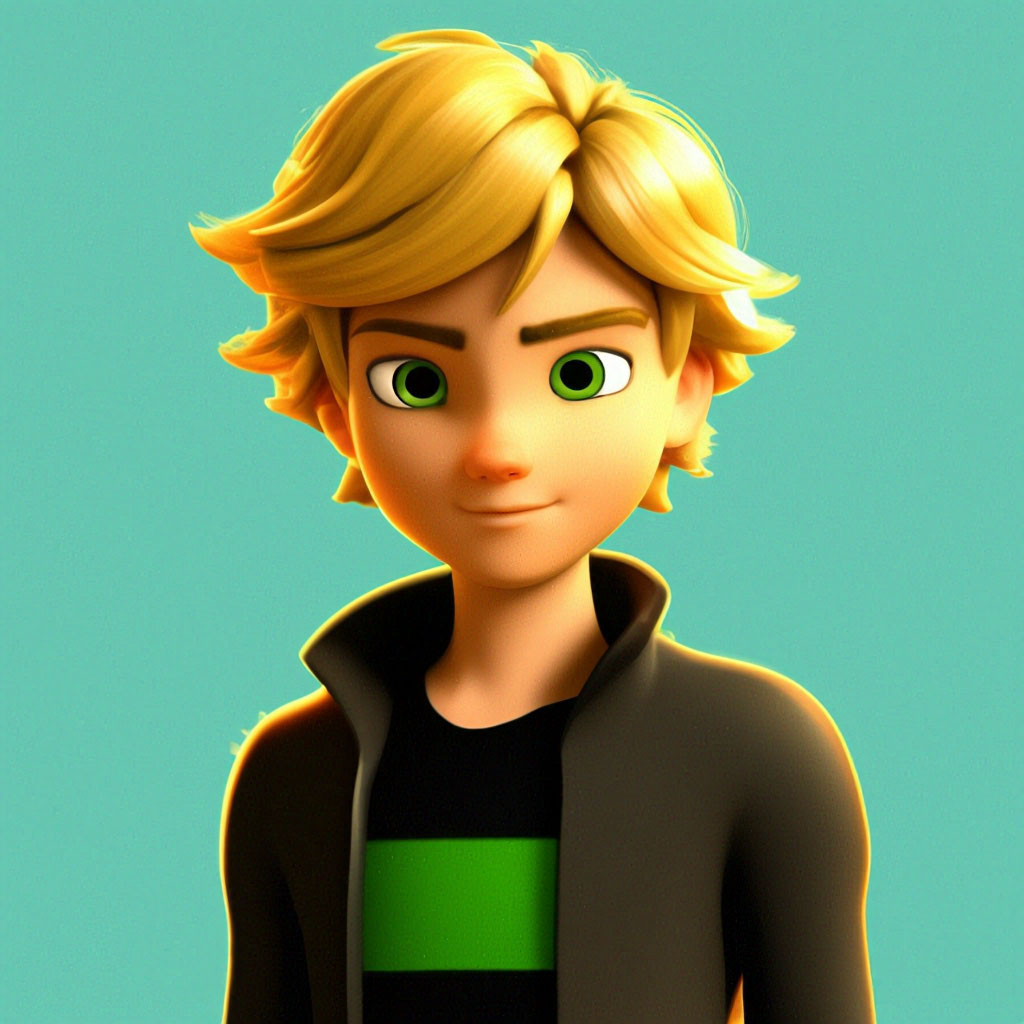 Автор Алина П., картинка в Шедевруме по запросу "Адриан Агрест" 