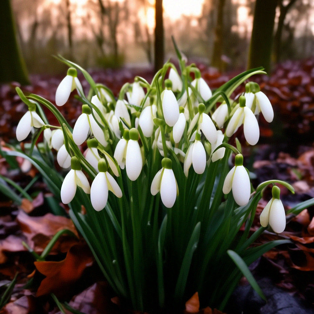 Подснежники на дачном участке