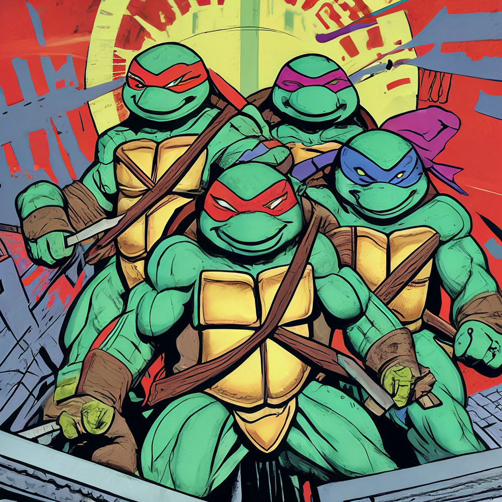Retro ninja turtles discount