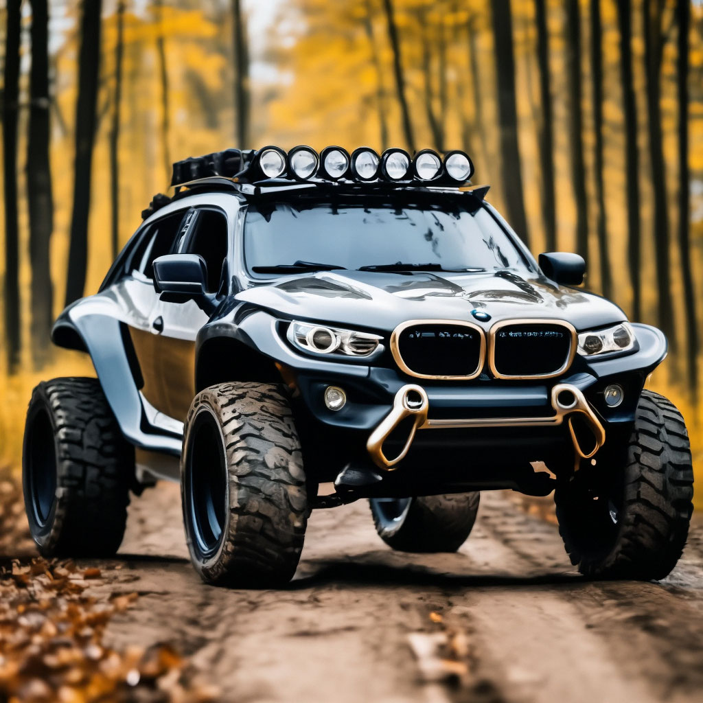 BMW 1 series buggy high suspension image created in Shedevrum