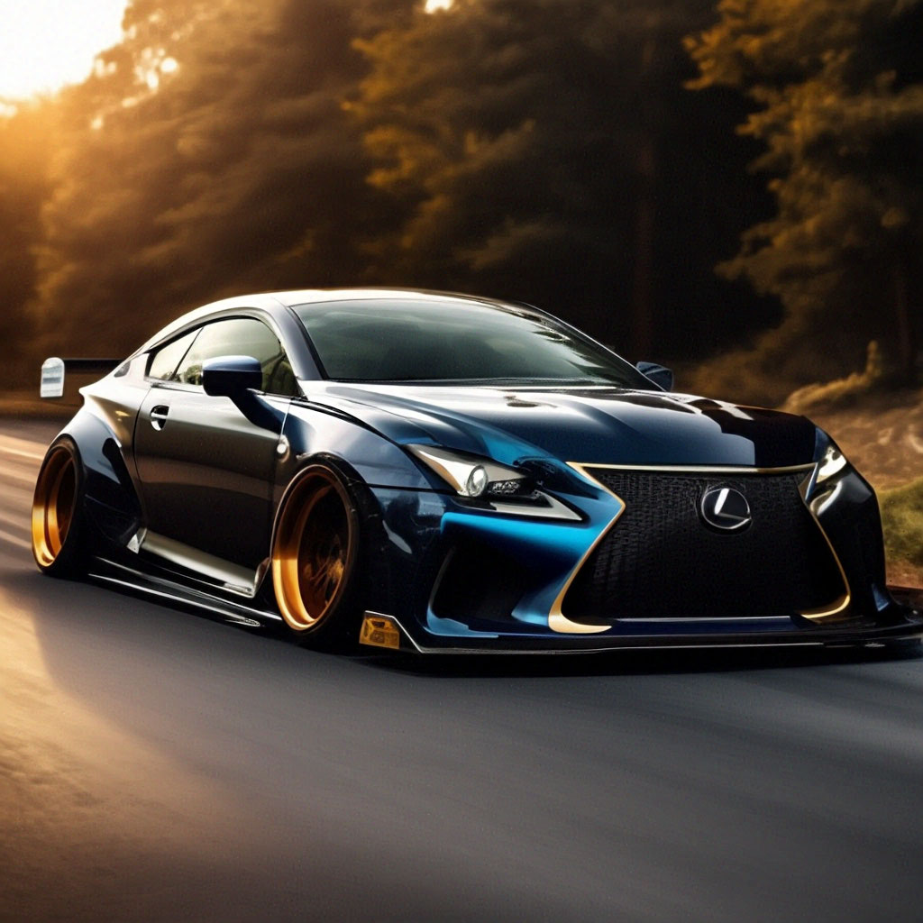Lexus RC F Drift Car jdm image created in Shedevrum