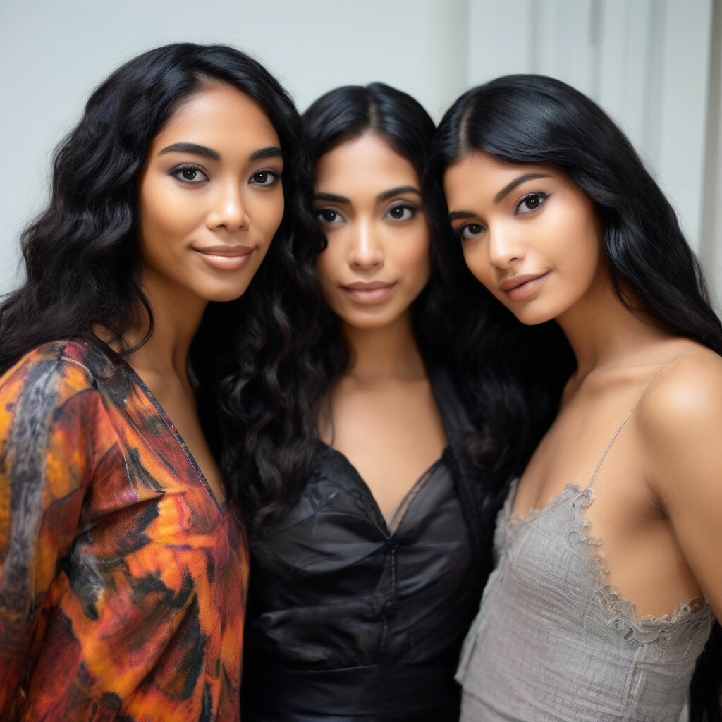 Claire Black, Audrey Black and Spiriting Spirit — image created in  Shedevrum