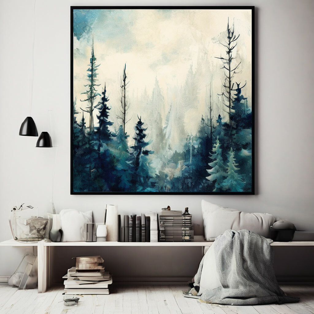 "A painting in the Scandinavian style" — image created in Shedevrum