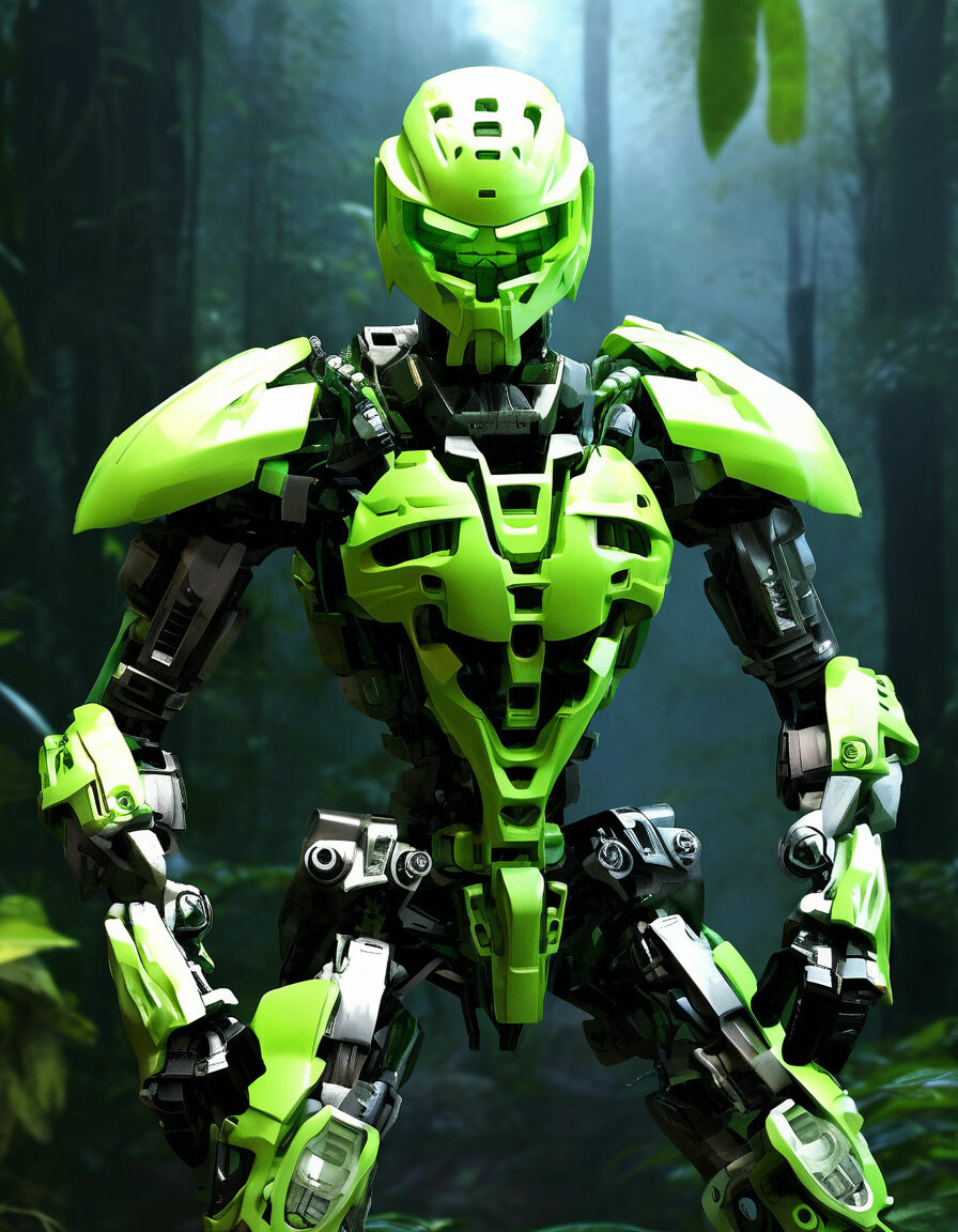 "Bionicle, art, realism, Science …" — image created in Shedevrum