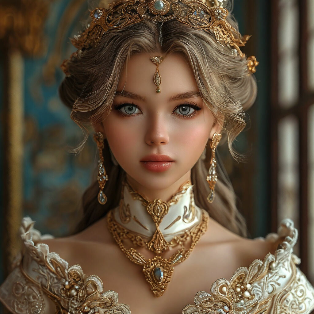 "Concubine Angelina Polikarpova" — image created in Shede...