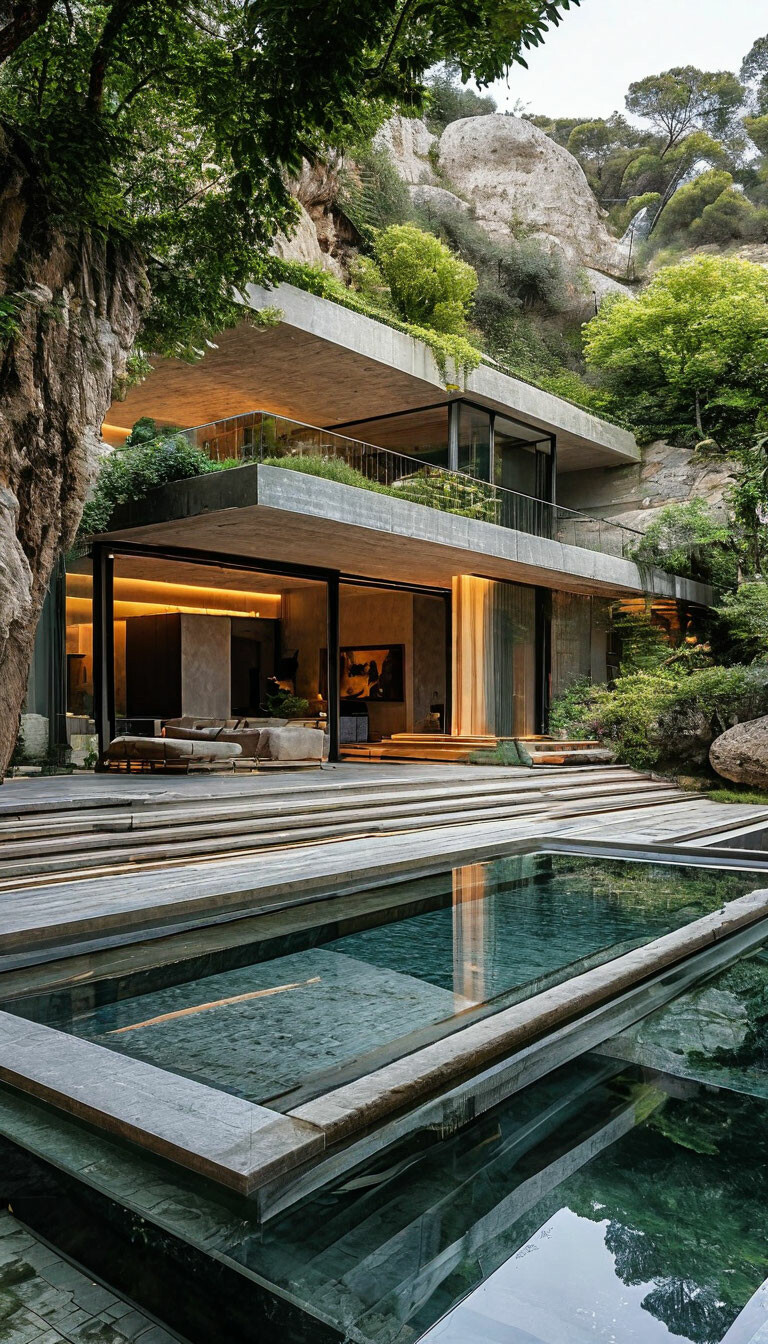 24 Concrete Minimalist Houses Embracing Simplicity