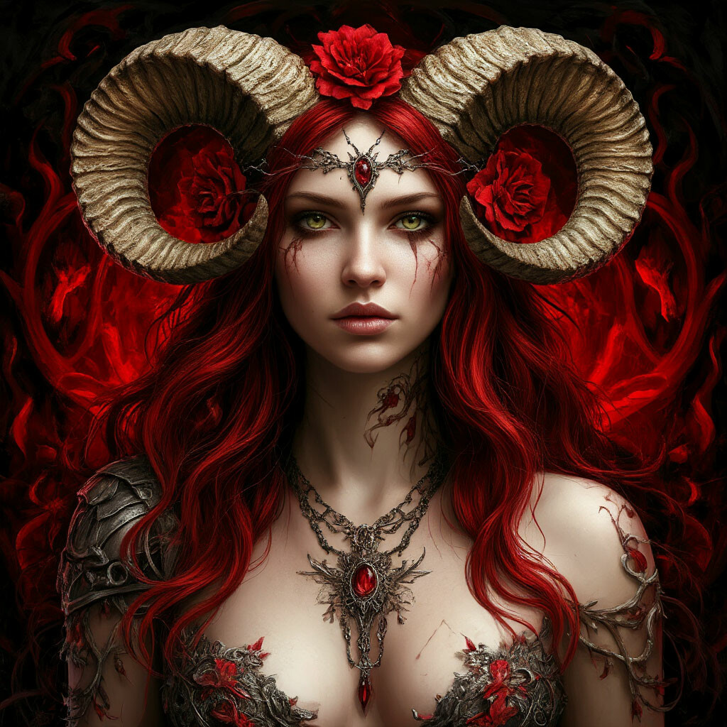 Лилит" - картинка создана в Шедевруме.