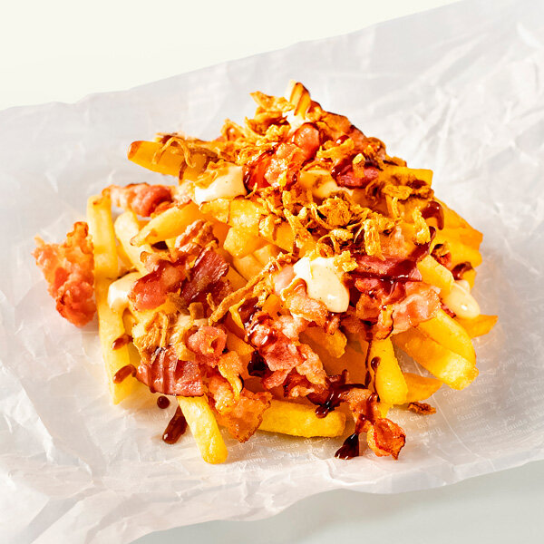 Фри бокс с куриным филе и беконом