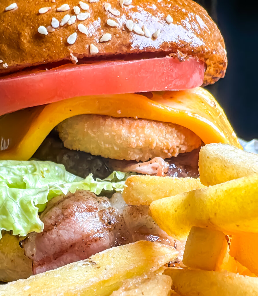 BBQ Burger + Фри
