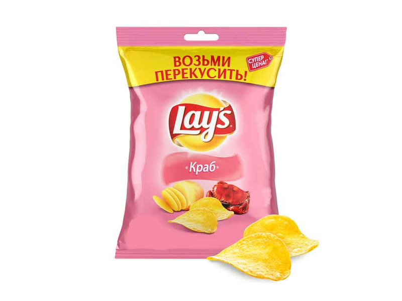Чипсы Lays Краб 70 г