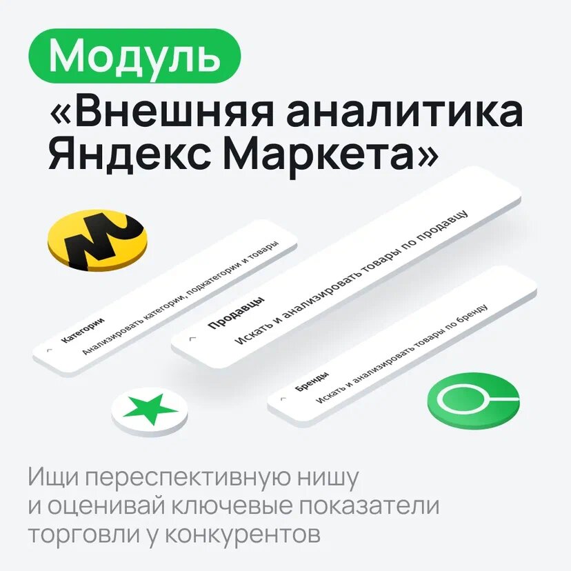 Модуль «Внешняя аналитика Яндекс Маркета»