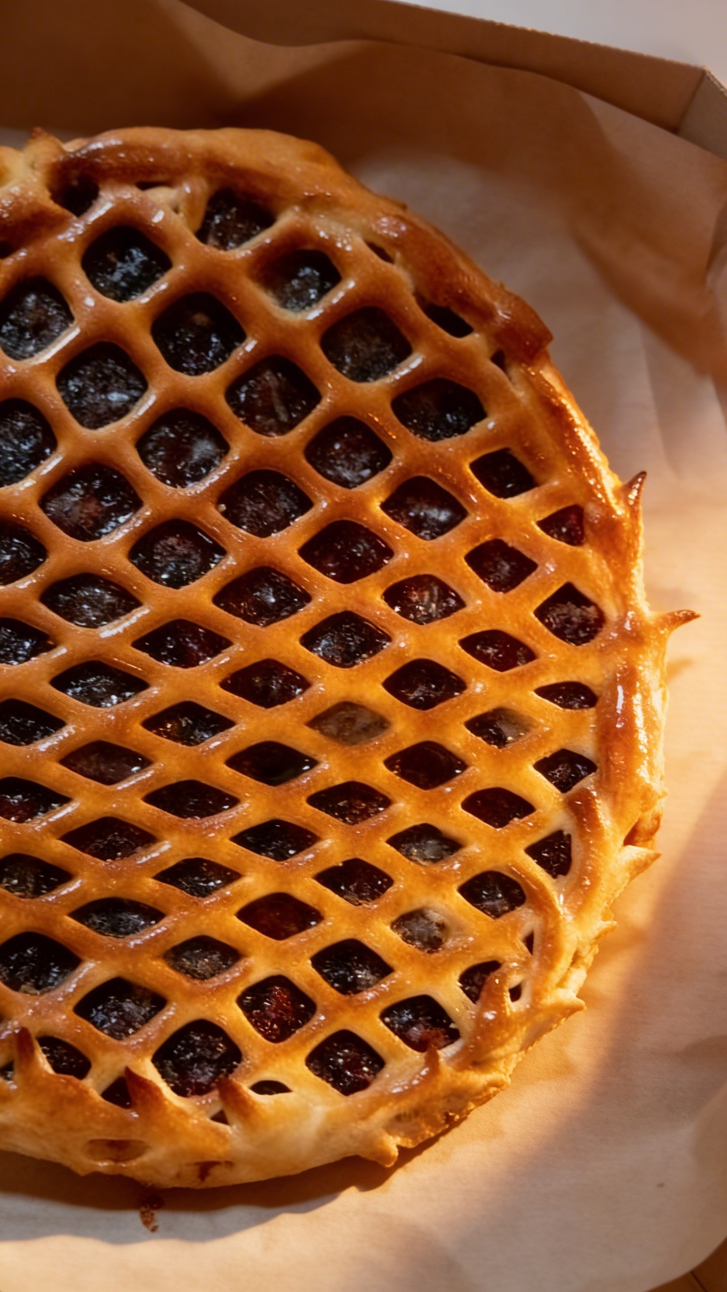 Пирог с черникой