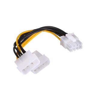 Переходник питания для видеокарты (2 Molex -> 8pin)