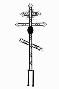 Старообрядческий крест на могилу чертеж