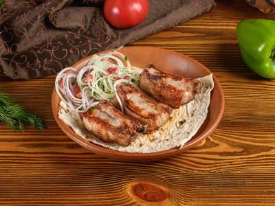 Шашлык из свиных ребрышек
