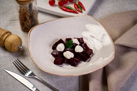 Салат из свеклы с сыром