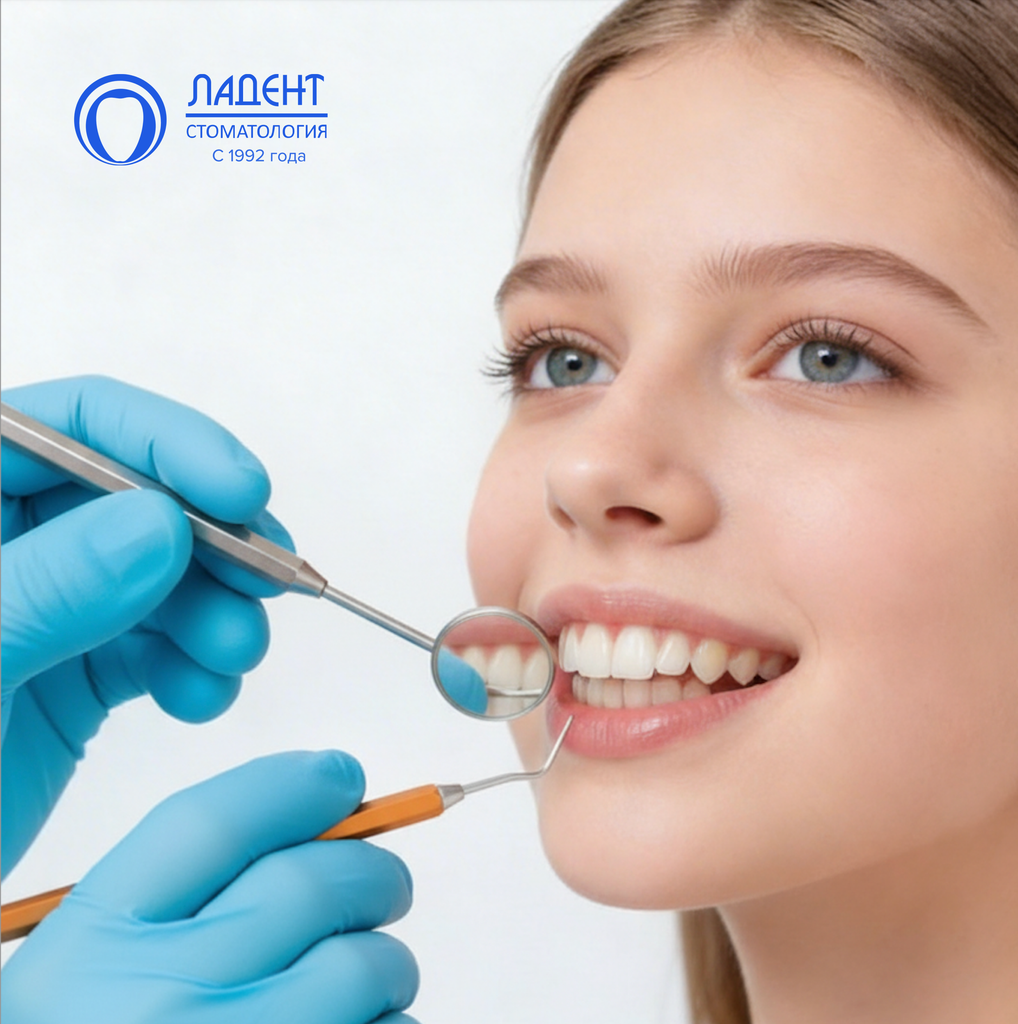 Закрытый кюретаж в области 1 зуба  от