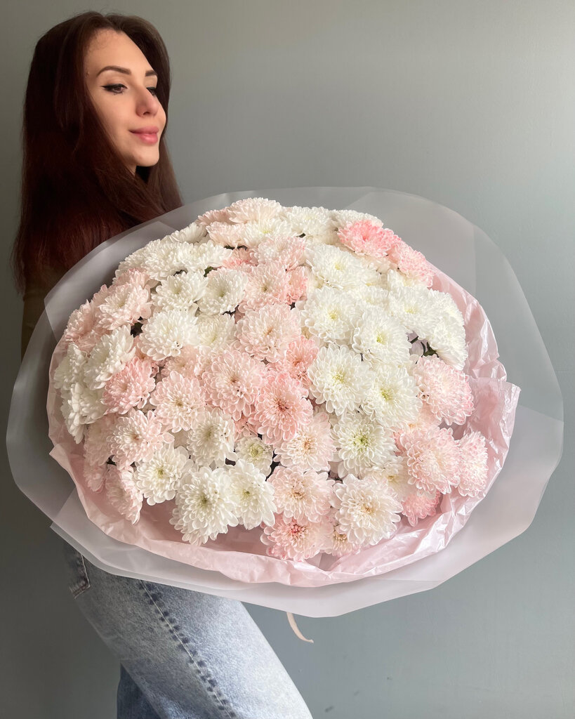 Пышная кустовая хризантема