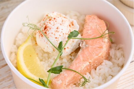 Боул Форель су-вид с рисом, photo — Proviant (Omsk, Karla Marksa Avenue, 60)