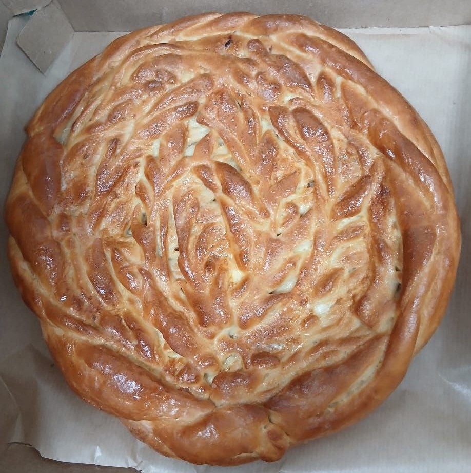 Осетинский пирог с курицей и картошкой