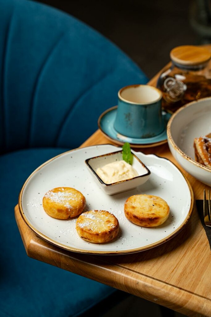 Сырники с лимонным курдом