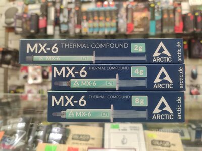 Термопаста Arctic MX-6 (2 гр./4 гр./8 гр.)