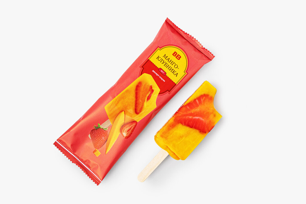 Десерт-смузи Манго-клубника, 60г