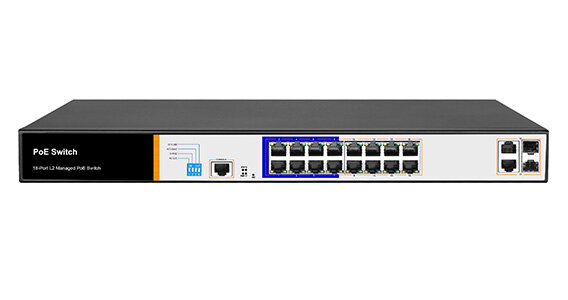 AT-NS-16P2G-2GS/L2-150 - Poe коммутатор