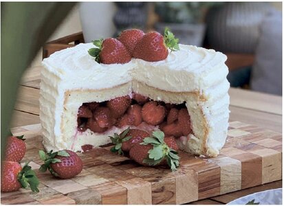 Клубничный торт