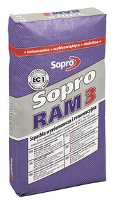 Ремонтная шпаклевка по бетону Sopro RAM 3