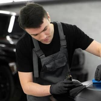 Удаление царапин без покраски