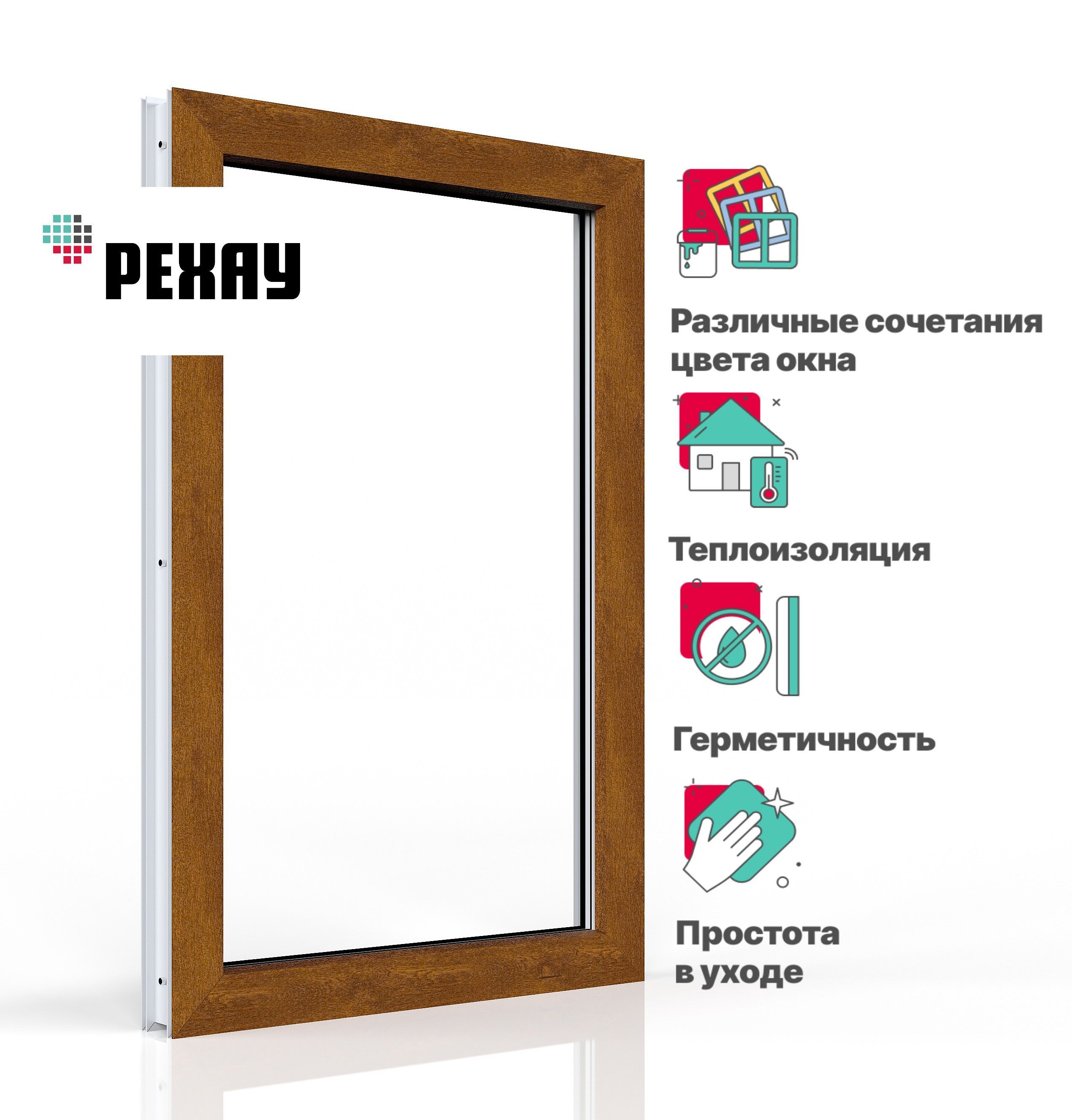 Пластиковое окно BLITZ 900х600 мм (ВхШ) с учетом под…