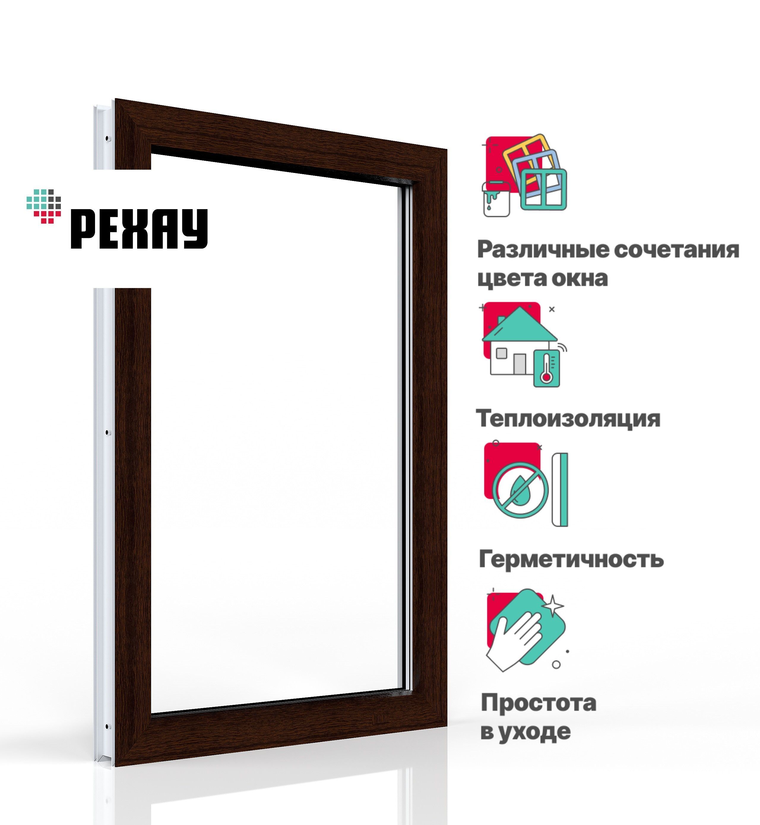 Пластиковое окно BLITZ 700х600 мм (ВхШ) с учетом под…