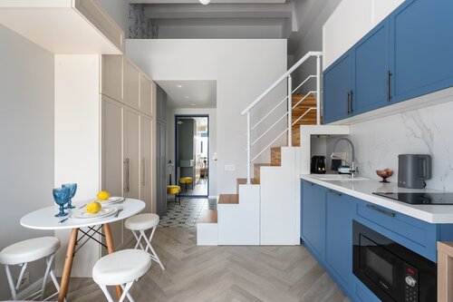 Апартаменты  Двухуровневые четырехместные апартаменты Estetic House в Москве