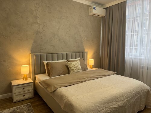 Апартаменты Теплая евро-двушка с новым ремонтом в Курортной зоне у парка Победы в Ессентуках