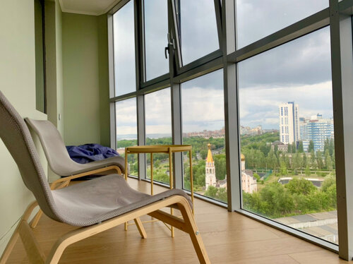 Квартира APARTS PRO+ 🌸 Нежная 1-ком квартира с панорамным балконом в ЖК Арго на 11 этаже в Самаре