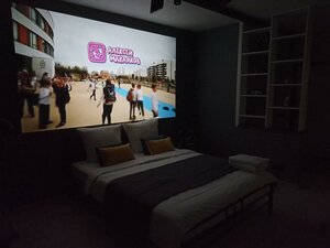 Апартаменты Видовая студия с кинотеатром в центре города сети "Все в гости" 