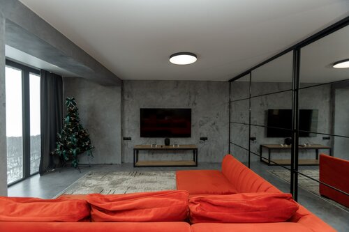 Квартира АТМОСФЕРА ТИШИНЫ | Панорамные закаты на Волге | Лофт на 18 этаже в Ульяновской области