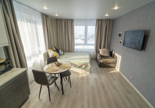 Квартира Уютная студия в новом районе Уюн-парк  в Южно-Сахалинске