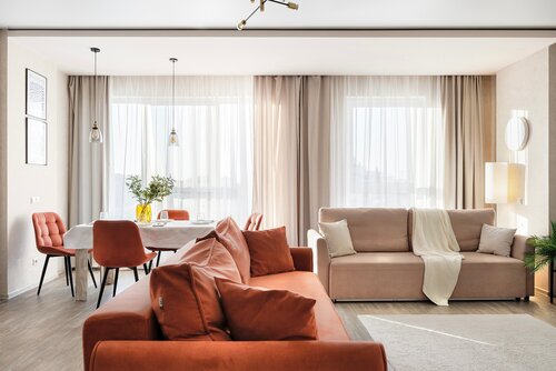 Квартира "Sunvilles" Уютная 2ка с большим бассейном и красивым видом на закаты в Казани