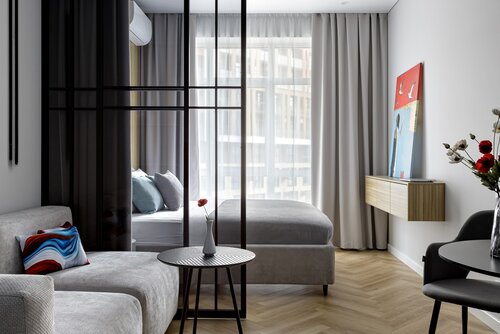 Апартаменты Премиальная студия в ЖК "Аллея Парк" в Дагомысе