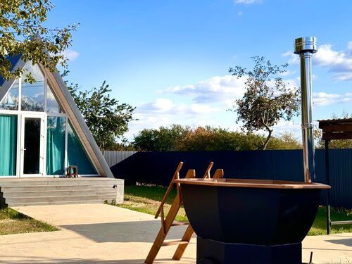 Загородный дом Уютный А-фрейм с банным чаном в Липецкой области