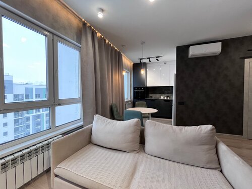 Квартира 1-комнатная квартира УНИК АПАРТ Черника с панорамным видом на город и Московскую площадь на Терешковой в Кемерове