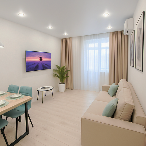 Апартаменты FavoriteAPARTAMENTS! мкр. Жигулина роща, ТРЦ Меганом!Ваш фаворит для идеального отдыха! в Симферополе