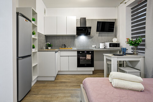 Квартира MaxRealty24 Студия недалеко от метро Сходненская и аэропорта Шереметьево в Путилково