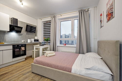 Квартира MaxRealty24 Студия недалеко от метро Сходненская и аэропорта Шереметьево в Путилково
