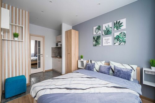 Апартаменты Стильная уютная студия On The Wave в ЖК Minsk World в Минске