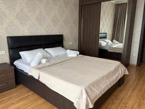 Апартаменты Просторная квартира на 5 гостей с отдельной спальней, кухней-гостиной и балконом в Тбилиси