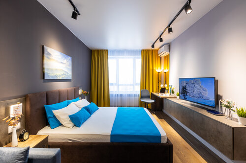 Апартаменты Апартаменты Сутки Уфа на Рудольфа Нуреева 6 (233) в Уфе